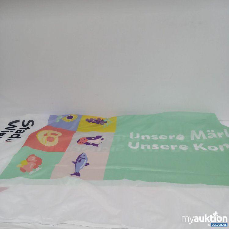 Artikel Nr. 519612 Artikel Nr. 519612: Marktamt Stadt Wien Werbung Fahne