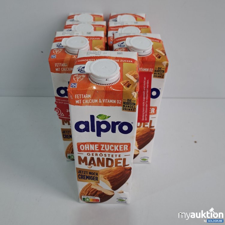 Artikel Nr. 816612 Artikel Nr. 816612: Alpro Geröstete Mandel ohne Zucker 7x1L