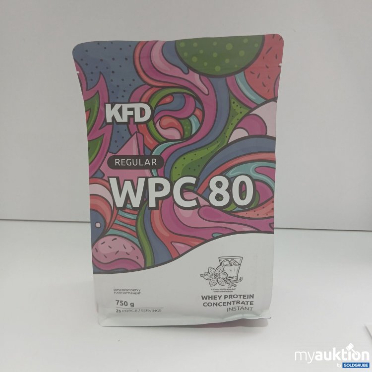 Artikel Nr. 853612 Artikel Nr. 853612: KFD Regular WPC 80 Food Supplement Vanilla 750g