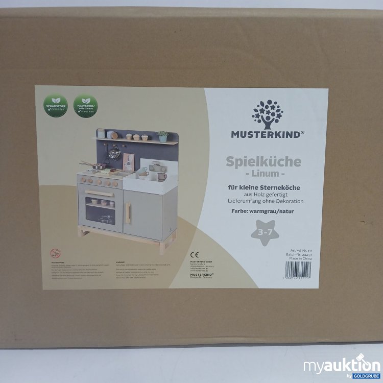 Artikel Nr. 872612: Musterkind Spielküche -Linum- warmgrau/Natur 3-7J 