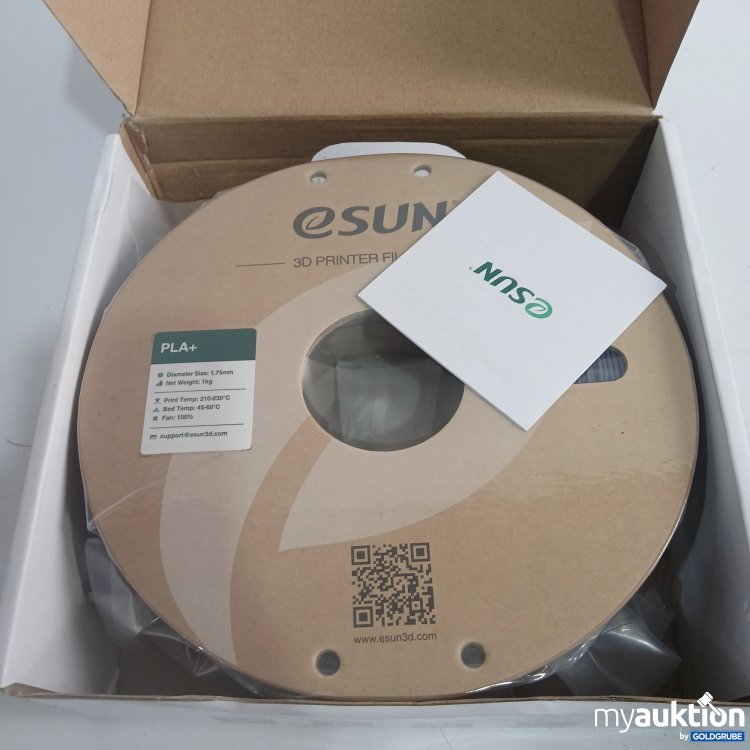 Artikel Nr. 874612 Artikel Nr. 874612: Esun 3D Printer Filament 1,75mm 1kg grau