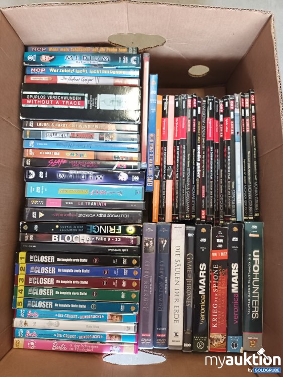 Artikel Nr. 901612: Karton mit 54 Dvds (siehe Fotos)