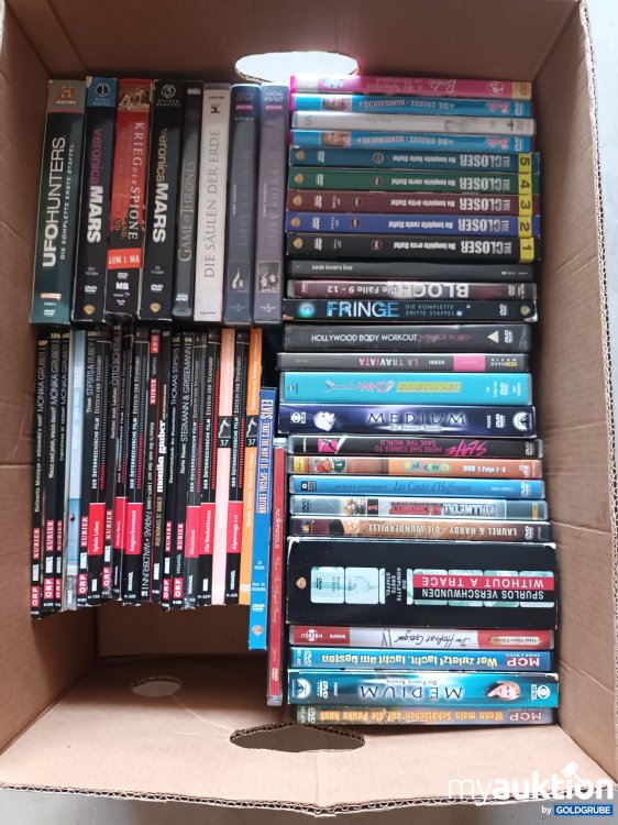 Artikel Nr. 901612: Karton mit 54 Dvds (siehe Fotos)