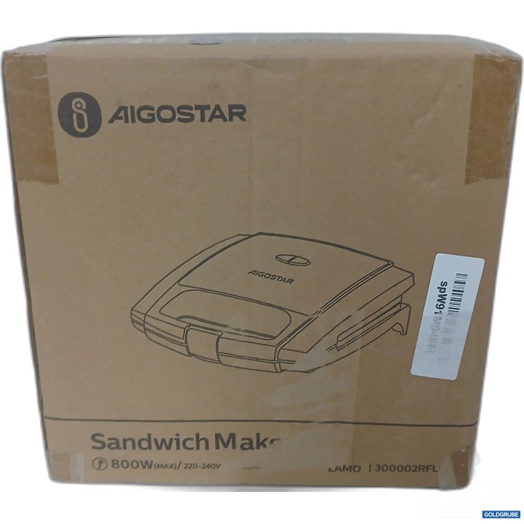 Artikel Nr. 917612 Artikel Nr. 917612: Aigostar SandwichMaker 800W 300002RFU