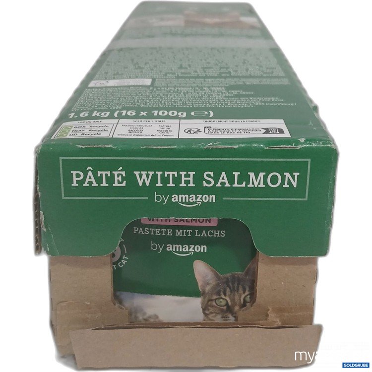 Artikel Nr. 986612: Amazon Katzenfutter Pate with Salmon 16x100g 