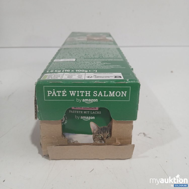 Artikel Nr. 986612: Amazon Katzenfutter Pate with Salmon 16x100g 