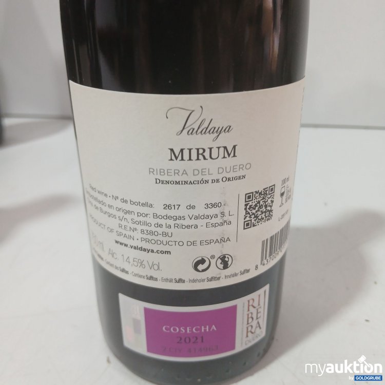 Artikel Nr. 993612 Artikel Nr. 993612: Valdaya Mirum Ribera Del Duero 750ml