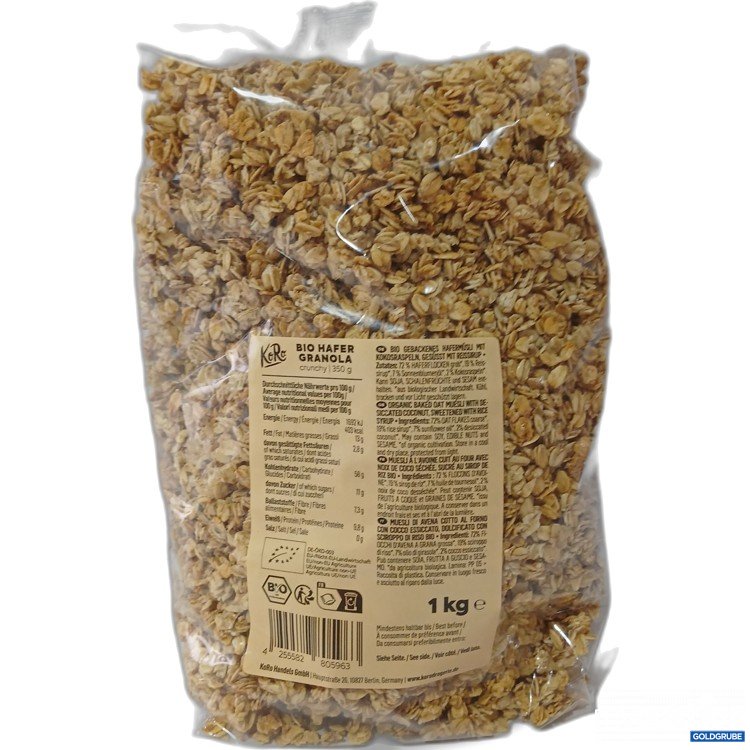 Artikel Nr. 997612 Artikel Nr. 997612: KoRo Bio Hafer Granola 1kg