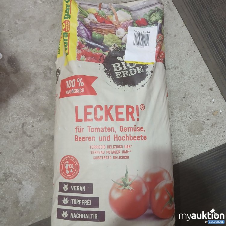 Artikel Nr. 461613 Artikel Nr. 461613: Flora Gard Bio Erde Lecker für Tomaten, Gemüse Beeren und Hochbeete 40L