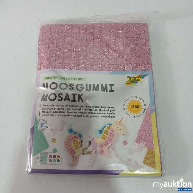Artikel Nr. 812613: Folia Moosgummi Mosaik 6 Blätter 