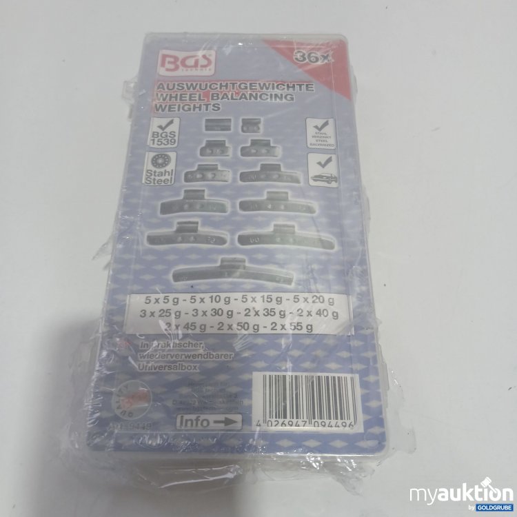 Artikel Nr. 861613: BGS Auswuchtgewichte wheel Balancing weights 36x