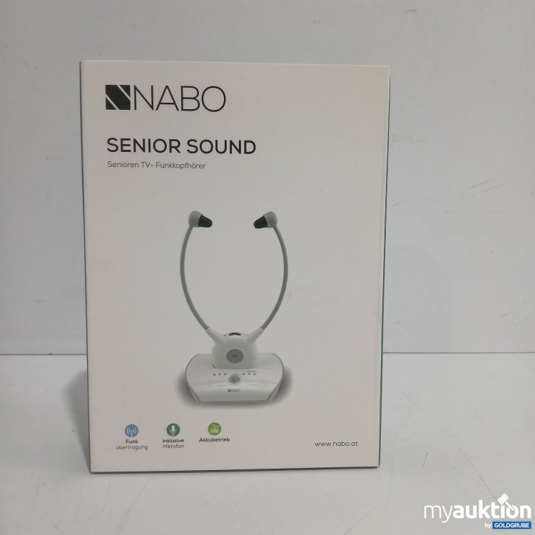 Artikel Nr. 904613 Artikel Nr. 904613: Nabo Senior Sound Senioren TV-Funkkopfhörer