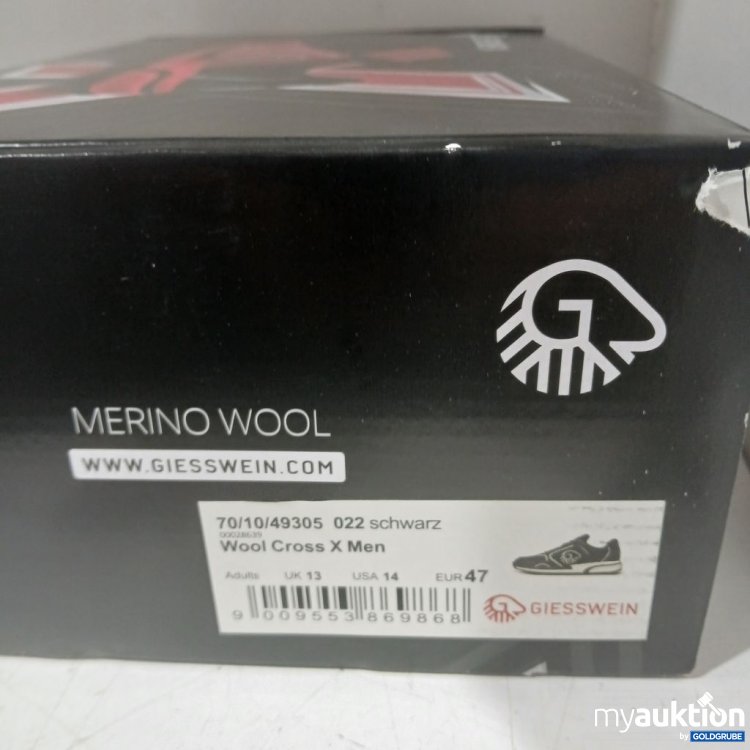 Artikel Nr. 970613: Giesswein Wool Cross X Men Schwarz