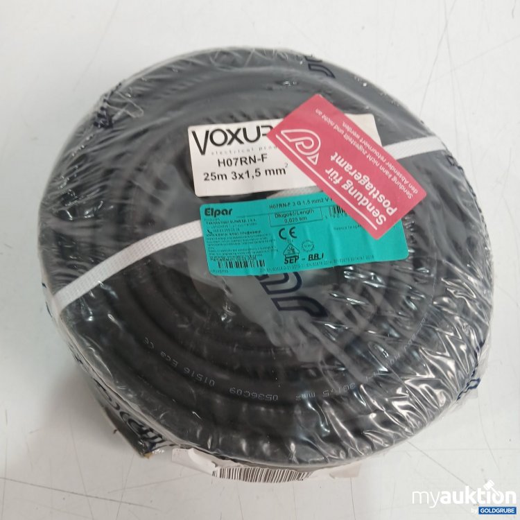 Artikel Nr. 466614 Artikel Nr. 466614: Voxur Elektrokabel H07RN-F 25m 3x1,5 mm²