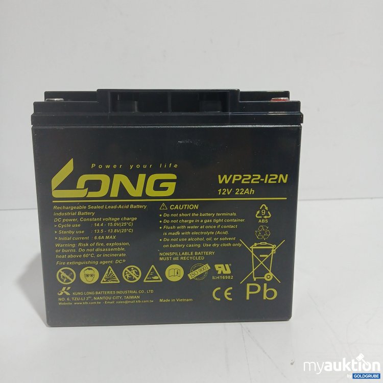 Artikel Nr. 865614: Power Long Batterie WP22-I2N 12V 22Ah 