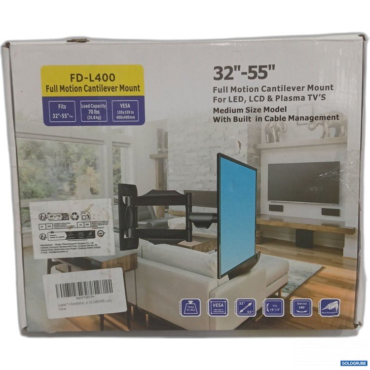 Artikel Nr. 884614: FD-L400 Full Motion Cantilever Mount 32"-55"