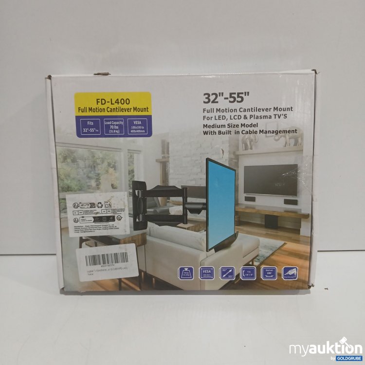 Artikel Nr. 884614: FD-L400 Full Motion Cantilever Mount 32"-55"