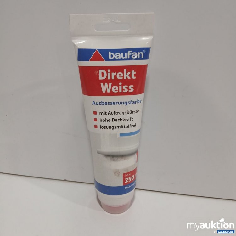 Artikel Nr. 892614: baufan Direkt Weiss Ausbesserungsfarbe 250 g