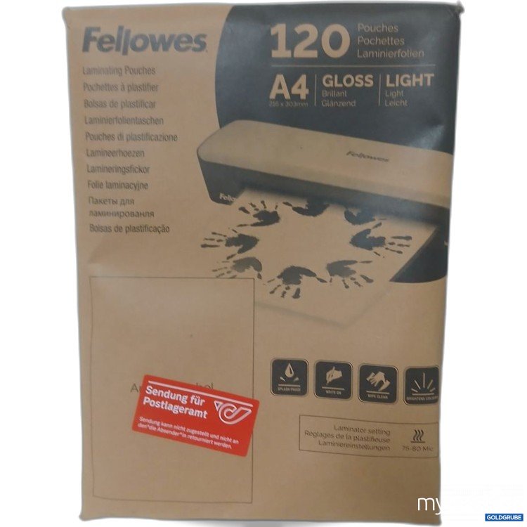 Artikel Nr. 918614: Fellowes Laminierfolien A4 120 Stück
