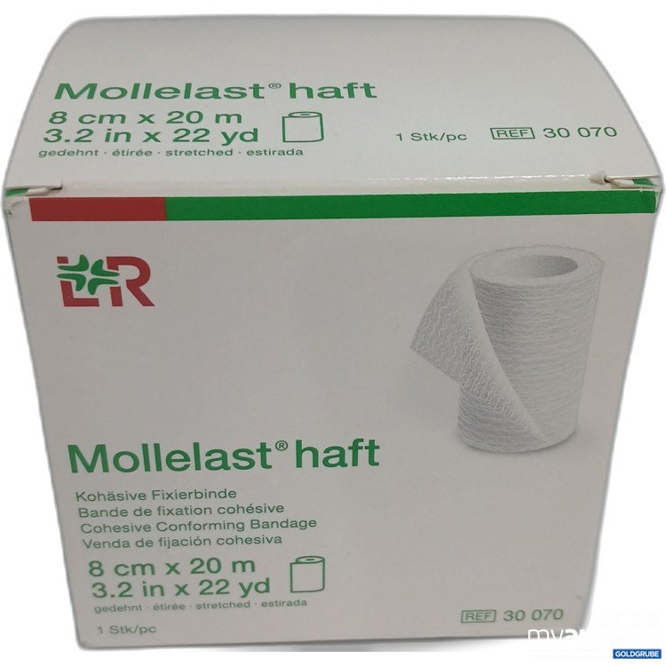 Artikel Nr. 951614 Artikel Nr. 951614: LR Mollelast haft Kohäsive Fixierbinde 8cm x 20m