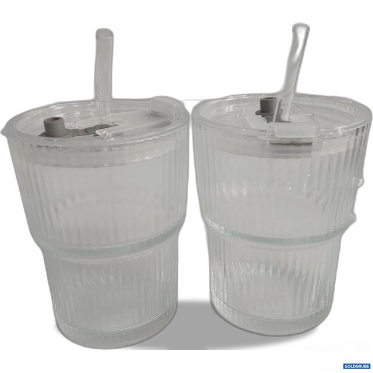 Artikel Nr. 893615:  Trinkgläser mit Strohhalm