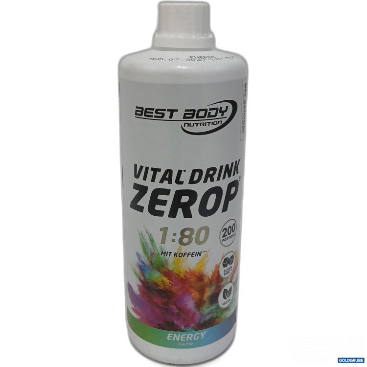 Artikel Nr. 950615: Best Body Vital Drink Zerop Energy mit Koffein 1000ml