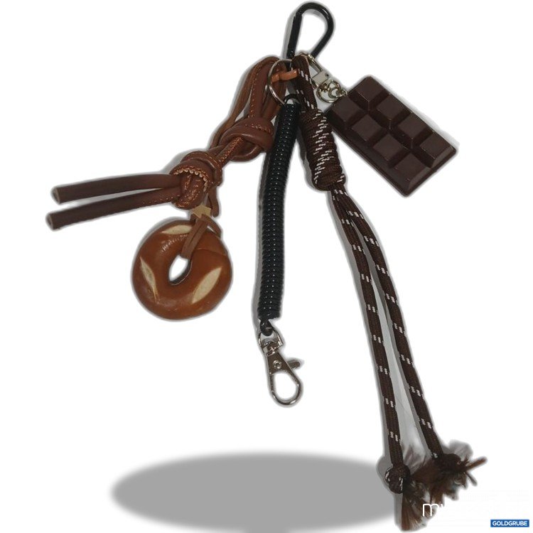 Artikel Nr. 963615: Schlüsselanhänger mit Schokolade und Brezel