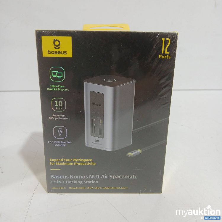 Artikel Nr. 989615 Artikel Nr. 989615: Baseus Nomos NU1 Air Spacemate 12in1 Docking Station