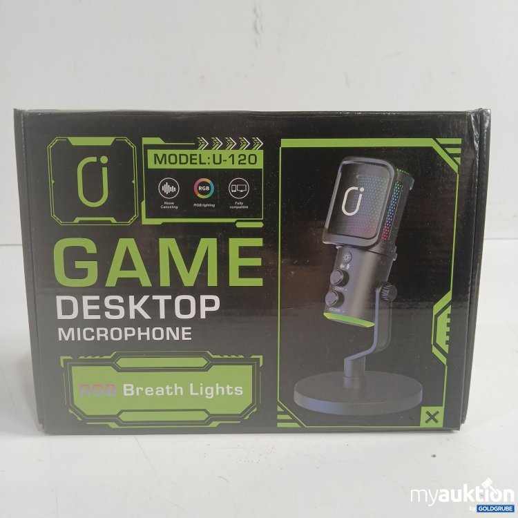 Artikel Nr. 444616 Artikel Nr. 444616: RGB Breath Lights Game Desktop Microphone U-120