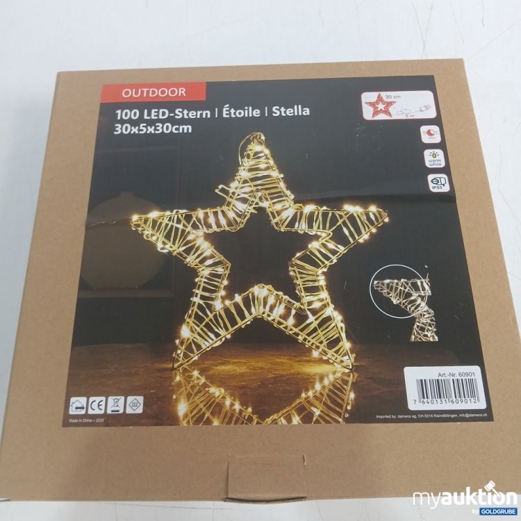 Artikel Nr. 446616 Artikel Nr. 446616: 100 LED-Stern 30x5x30 cm