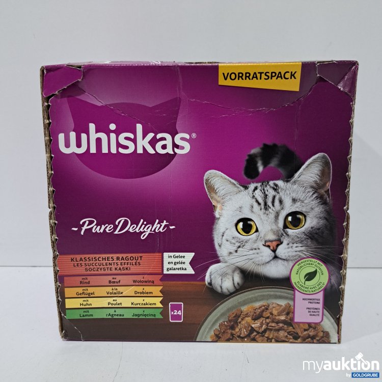 Artikel Nr. 818616 Artikel Nr. 818616: Whiskas Pure Delight Klassisches Ragout 24x85g