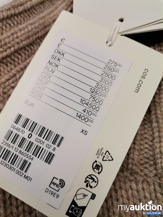 Artikel Nr. 822616 Artikel Nr. 822616: Cos Cashmere Pullover