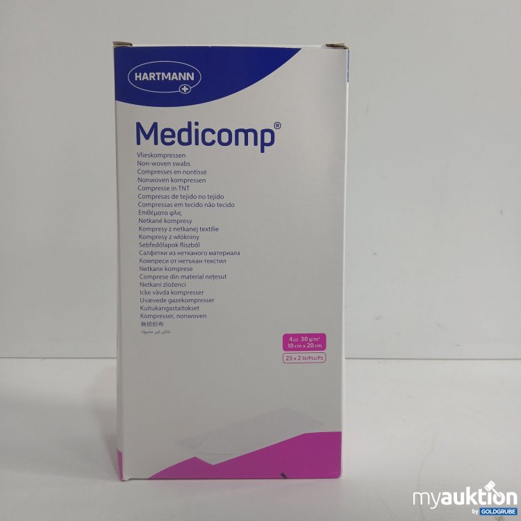 Artikel Nr. 852616: Hartmann Medicomp Vlieskompressen 25x2Stk 