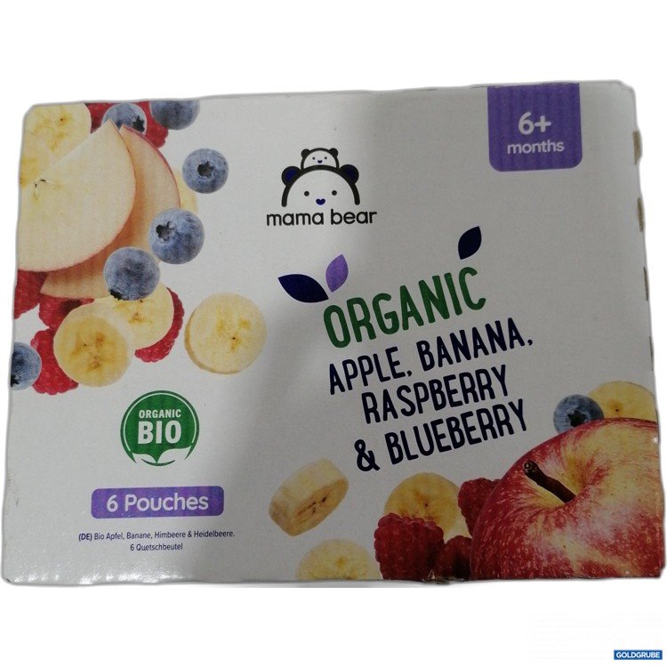 Artikel Nr. 889616: Mama bear Apple, Banana, Rasperry & Blueberry 6Stk 