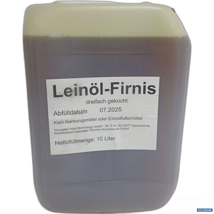 Artikel Nr. 891616: Hoyo Technology Leinöl Firnis dreifach gekocht 10L 