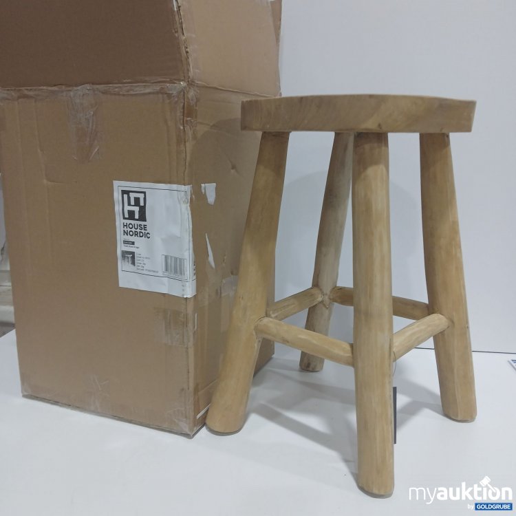 Artikel Nr. 916616 Artikel Nr. 916616: House Nordic Teak Stool 4 legs 1501100
