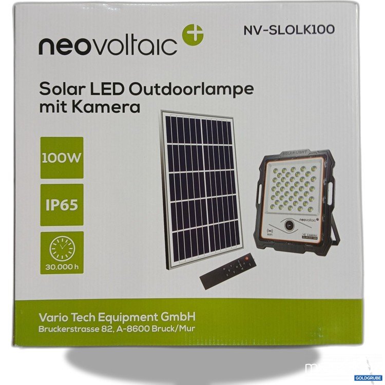 Artikel Nr. 959616: Neovoltaic Solar LED Outdoorlampe mit Kamera NV-SLOLK100
