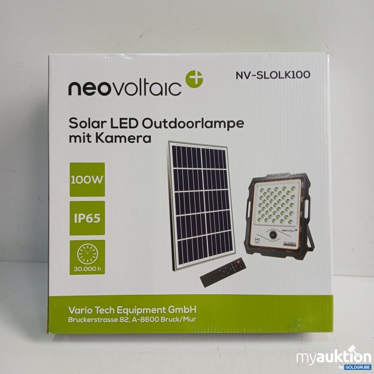 Artikel Nr. 959616: Neovoltaic Solar LED Outdoorlampe mit Kamera NV-SLOLK100