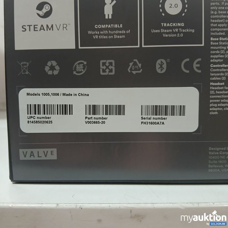 Artikel Nr. 967616: Valve Index Controller Model 1005/1006, Art.No. FH31600A7A