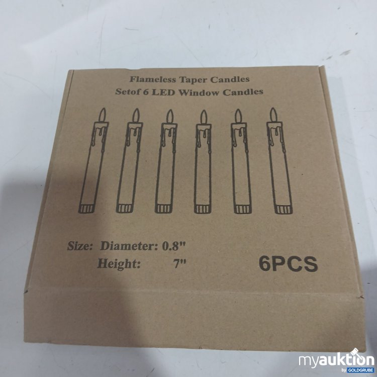 Artikel Nr. 989616 Artikel Nr. 989616: Flameless Taper Candles 6er Set