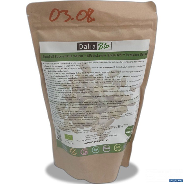 Artikel Nr. 996616: Dalia Bio Kürbiskerne steirisch 500g 