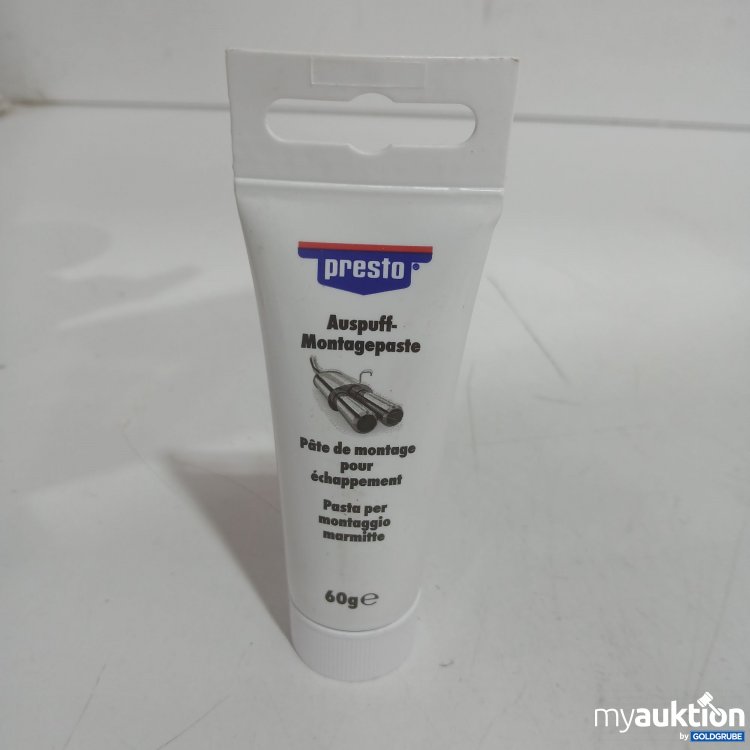 Artikel Nr. 460617 Artikel Nr. 460617: Presto Auspuff Montagepaste 60g