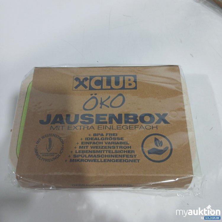 Artikel Nr. 890617: Öko Jausenbox mit Extra Einlagefach grün 