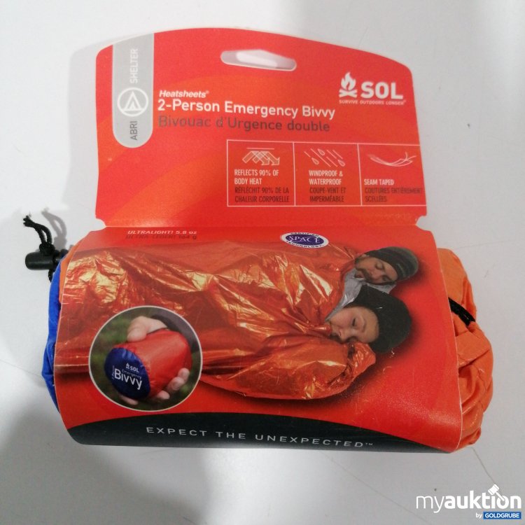 Artikel Nr. 898617 Artikel Nr. 898617: Abri Shelter 2-Person Emergency Bivvy