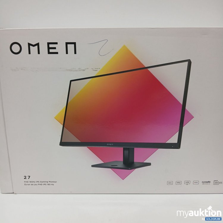 Artikel Nr. 911617: Hp Omen FHD 165 Hz IPS Gaming Monitor 