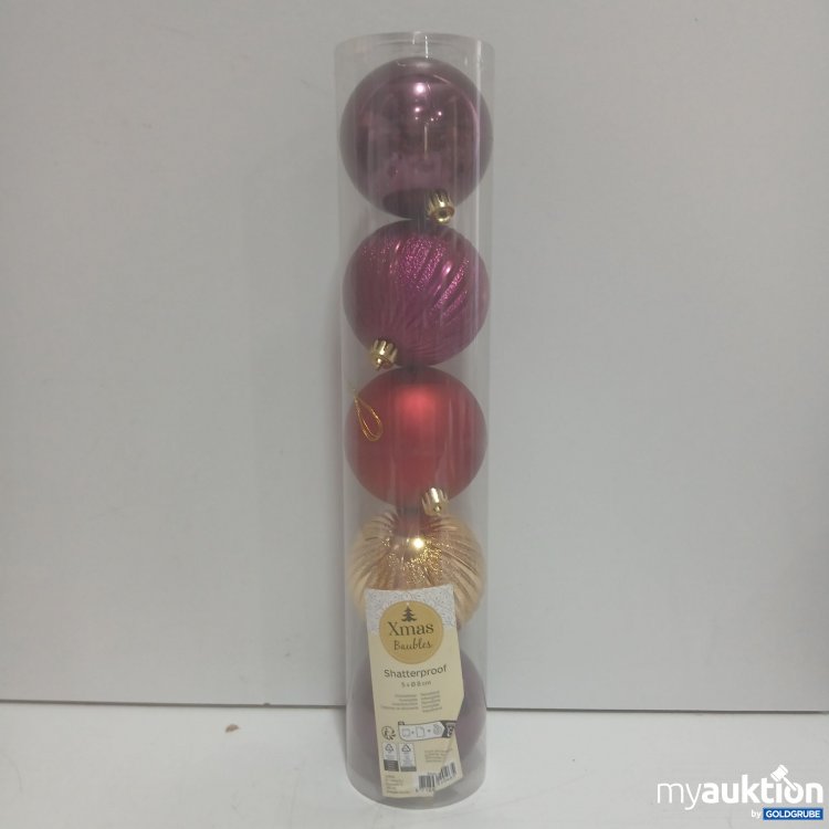Artikel Nr. 914617: Xmas Baubles Weihnachtskugeln 5x