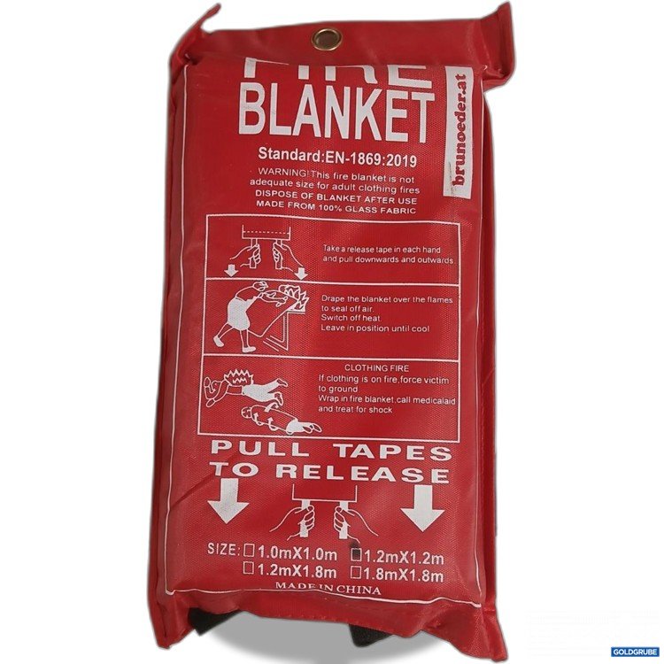 Artikel Nr. 932617 Artikel Nr. 932617: Fire Blanket 1.2m x 1.2m