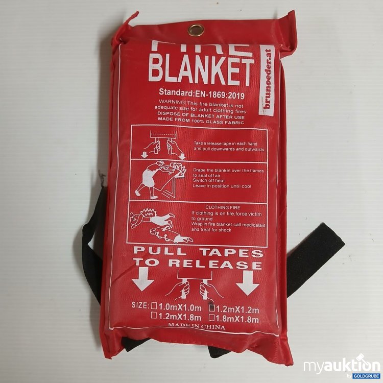 Artikel Nr. 932617 Artikel Nr. 932617: Fire Blanket 1.2m x 1.2m