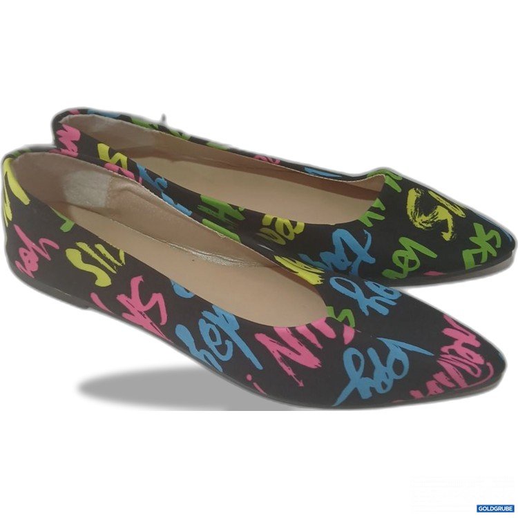 Artikel Nr. 939617: MICM Sarl Flache Schuhe Graffiti-Design Gr 43