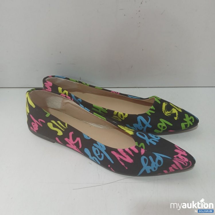 Artikel Nr. 939617: MICM Sarl Flache Schuhe Graffiti-Design Gr 43